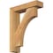 Ekena Millwork Westlake Block Rough Sawn Bracket w/ Offset Brace, Western Red Cedar, 4"W x 14"D x 18"H BKT0402X14X18WTL05RWR - alternate 1